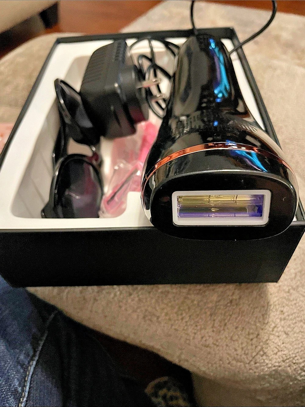 RoseSkinCo Lumi IPL Hair Removal Handset Black